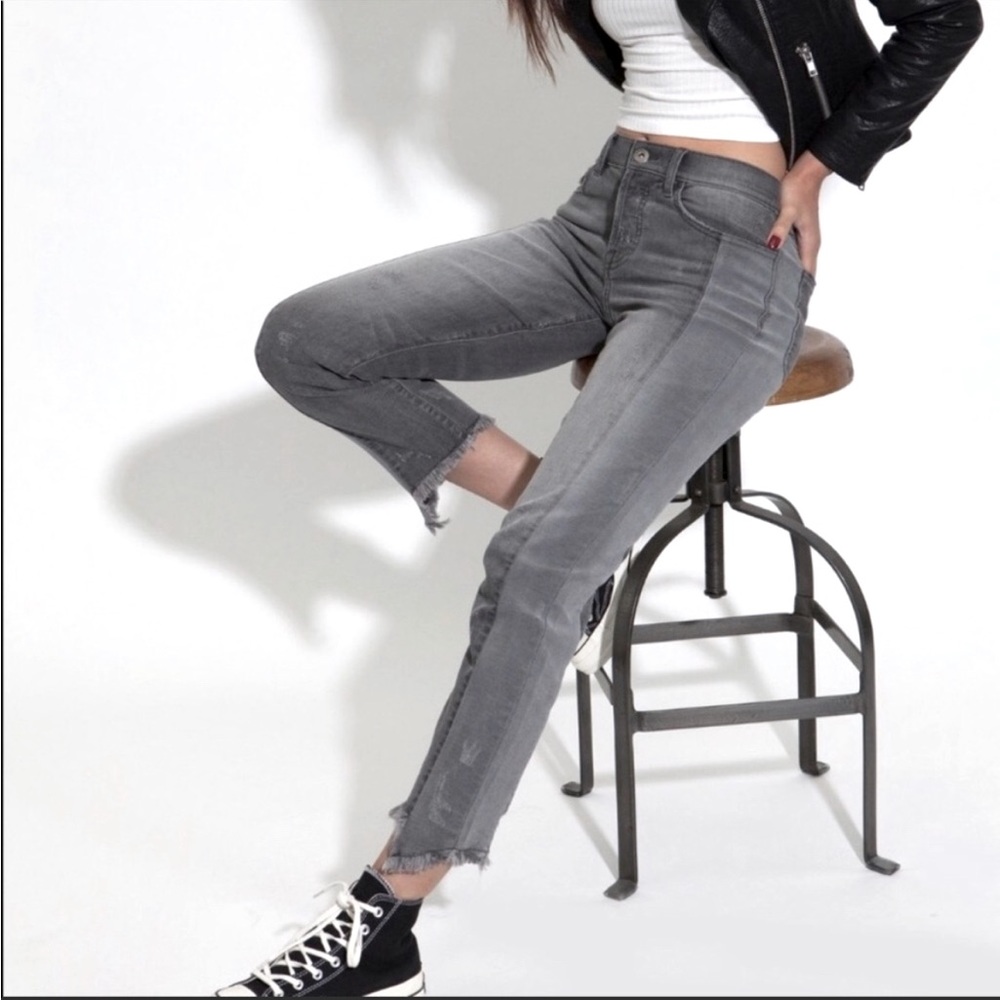 Pistola Size 25 Charlie High Rise Straight Raw Hem